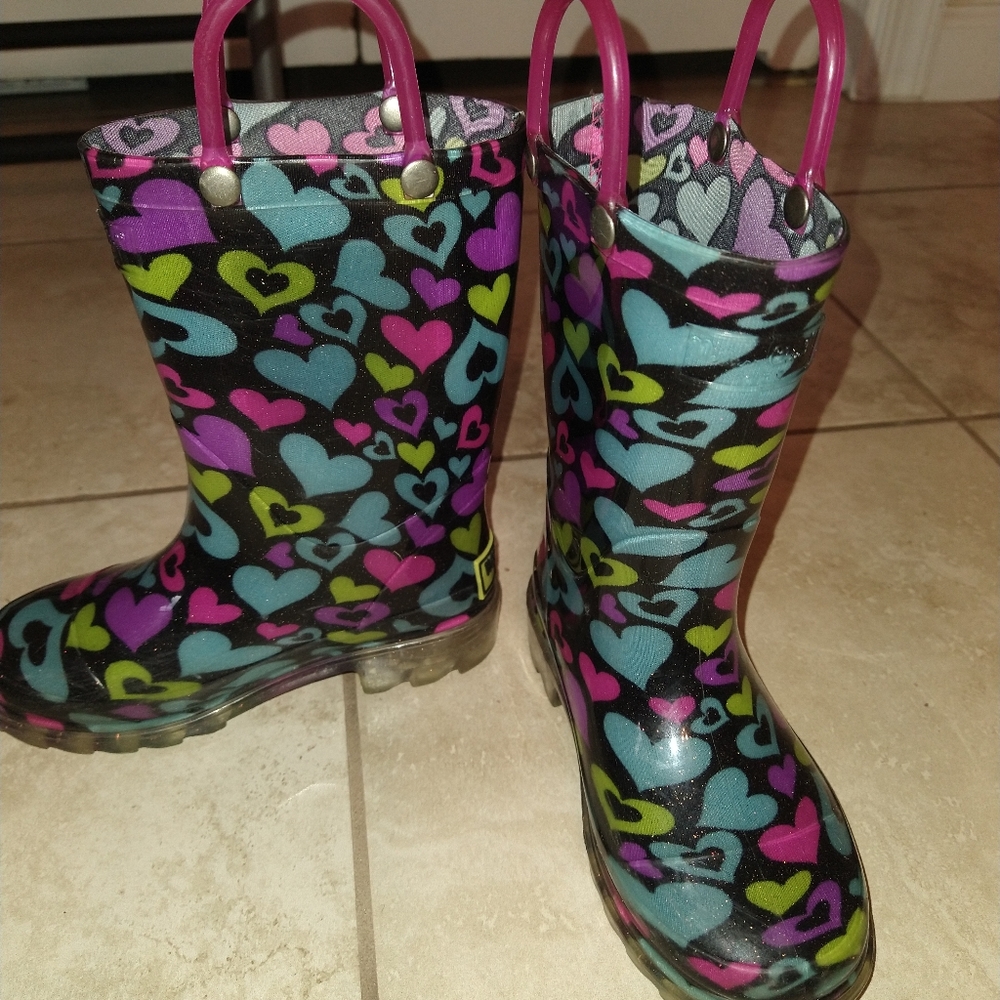 Girls rain boots
